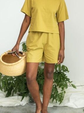 Beaumont Organic Gilma-Jane Organic Cotton Short $143 retail